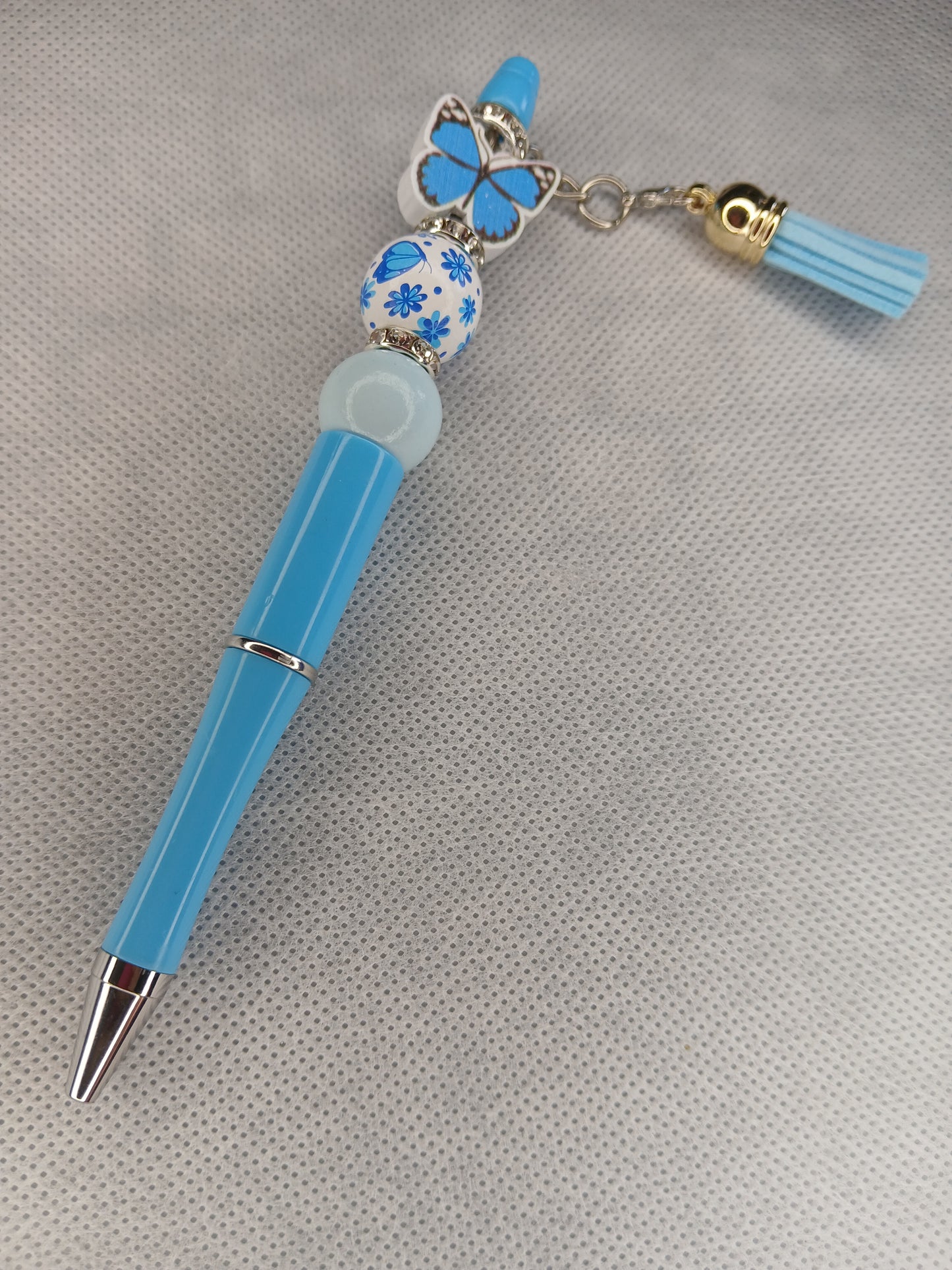 Light Blue Butterfly Pen
