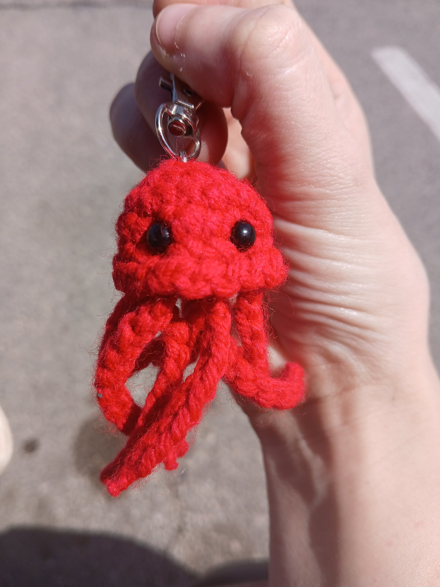 Jellyfish keychain