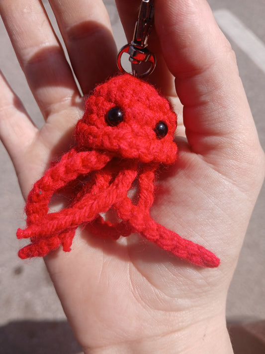 Jellyfish keychain