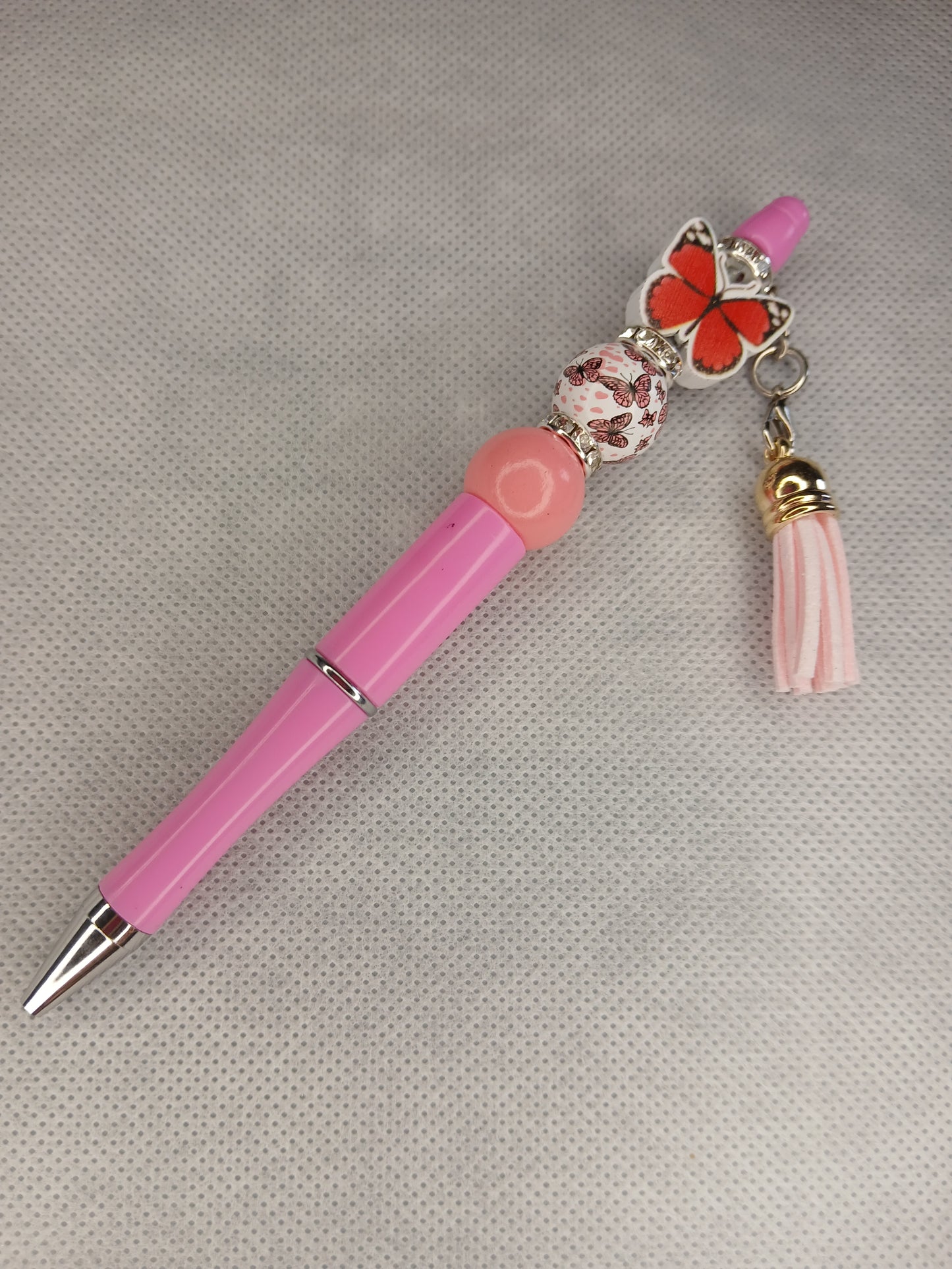 Pink butterfly Pen